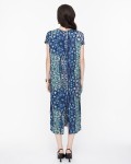 SIXDO V-Neck Silk Loose Dress